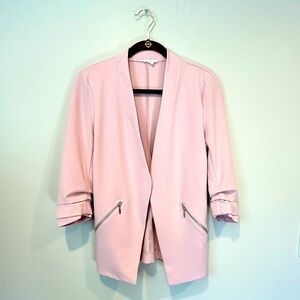 Maurices Blush Open Front 3-4 Sleeve Blazer Small